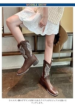 お洒落なウエスタンブーツ ★膝上丈【ALDO】☆Alamo ☆ 美品 Tony Lama トニーラマ ウエスタンブーツ 黒 12D 30cm